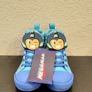Women's High-Top Sneakers - Blue